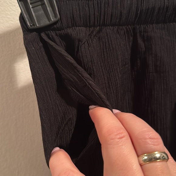 NWT Neena Swim Crinkled Pleat Wide Leg Pants M/L - Picture 7 of 9